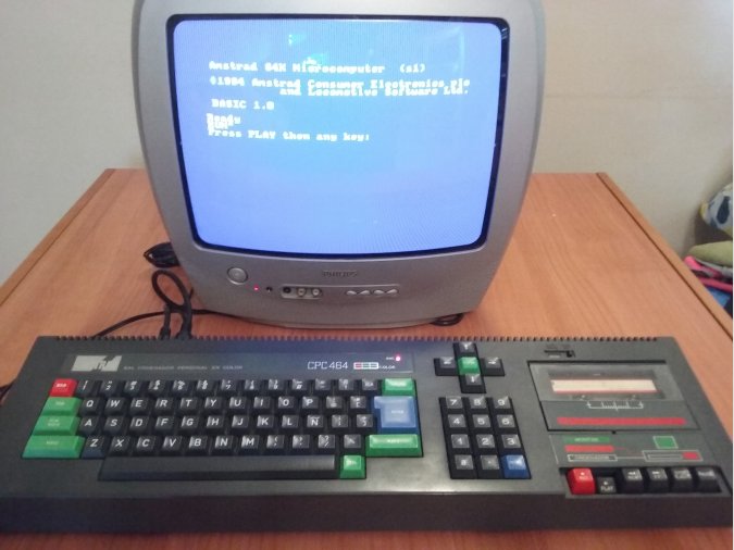 Ordenador Amstrad CPC 464 con Monitor TV IMPECABLE