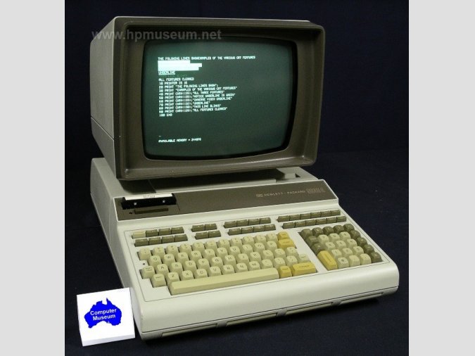 Hewlett Packard HP-9835 ó HP-9845 Calculador/Ordenador 1977
