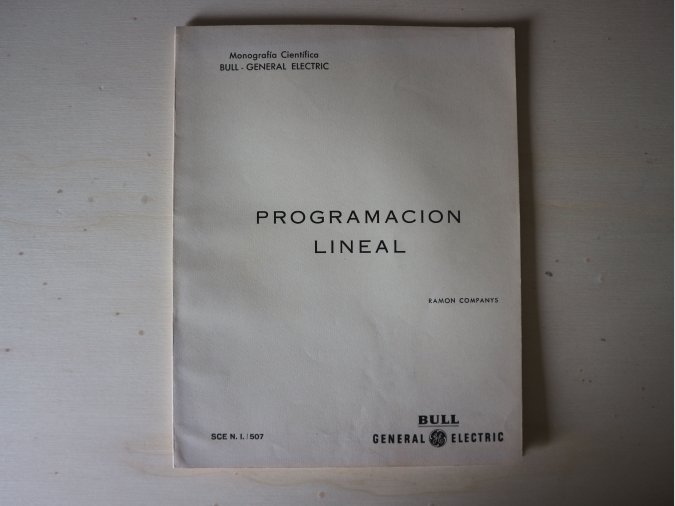 Bull general ElecMonografía Científica – Programación Lineal