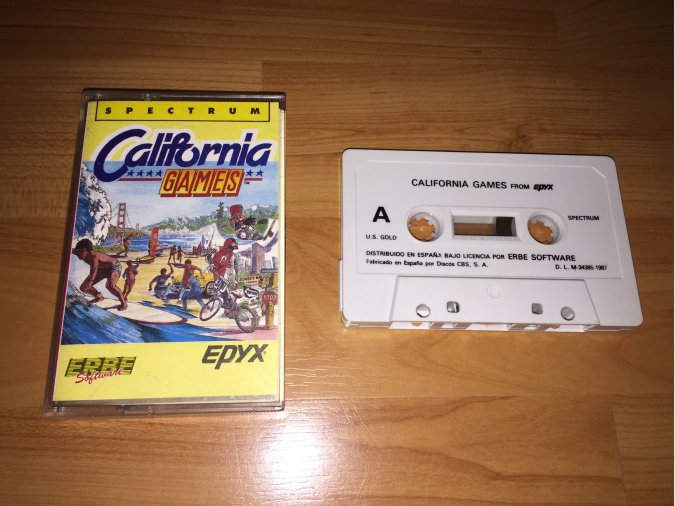 California Games juego original Spectrum