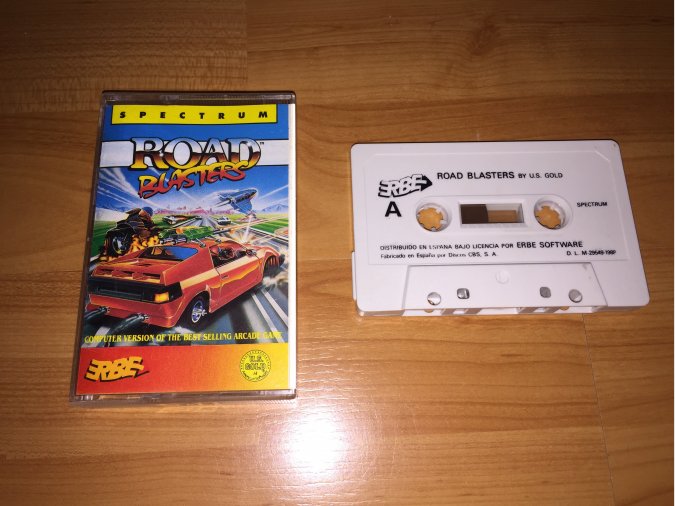 Road Blasters juego original Spectrum
