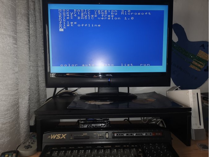 PANASONIC MSX2+ WSX , 256K RAM  