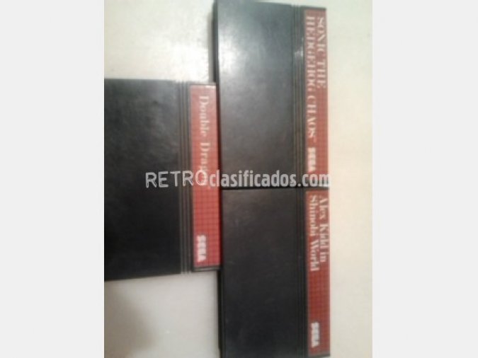 LOTE JUEGAZOS MASTER SYSTEM VENDIDO