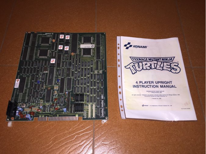 Tortugas Ninja placa jamma original Konami