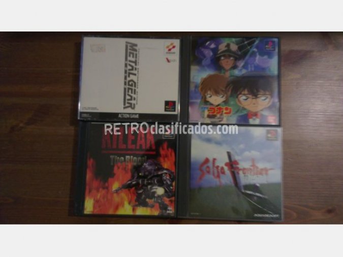 Lote de 4 juegos de Playstation Japones