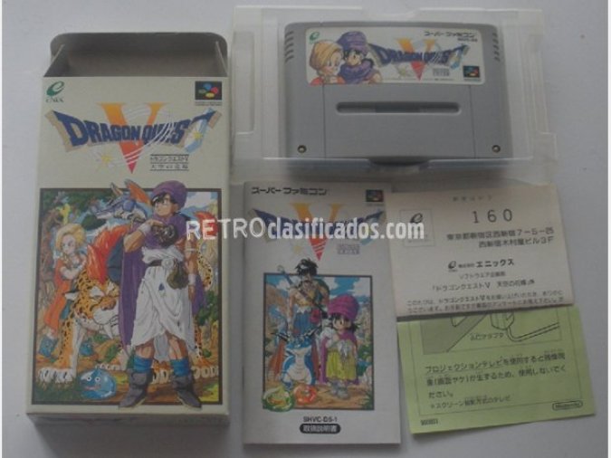 DRAGON QUEST V para SUPER NINTENDO