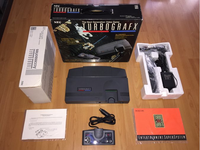 Turbografx 16 PC Engine consola original completa