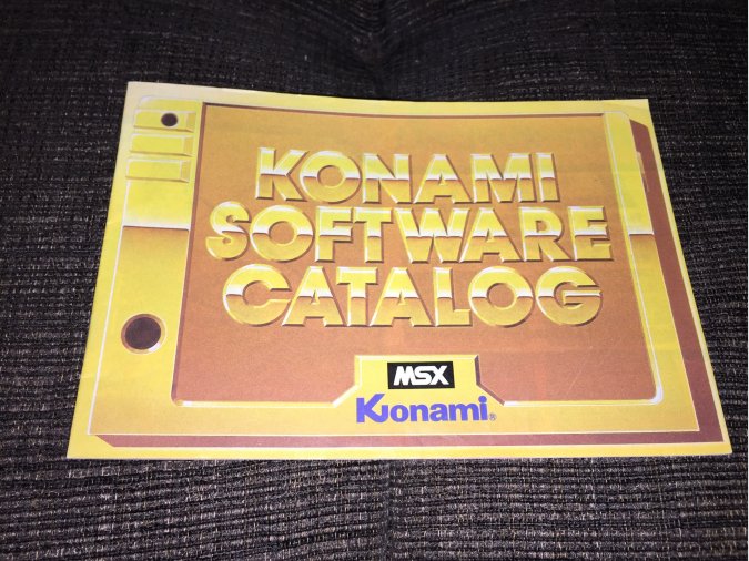 MSX Konami Software Catalog