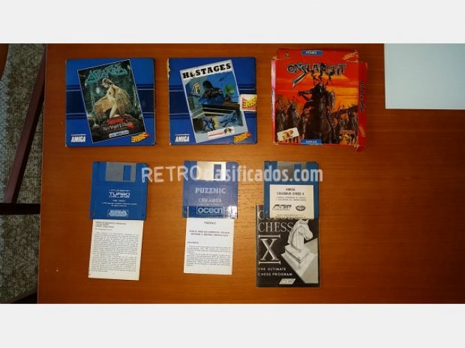 6 juegos de Amiga por 30 euros
