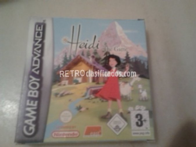 HEIDI GAMEBOY ADVANCE GBA RARE RARO VENDIDO