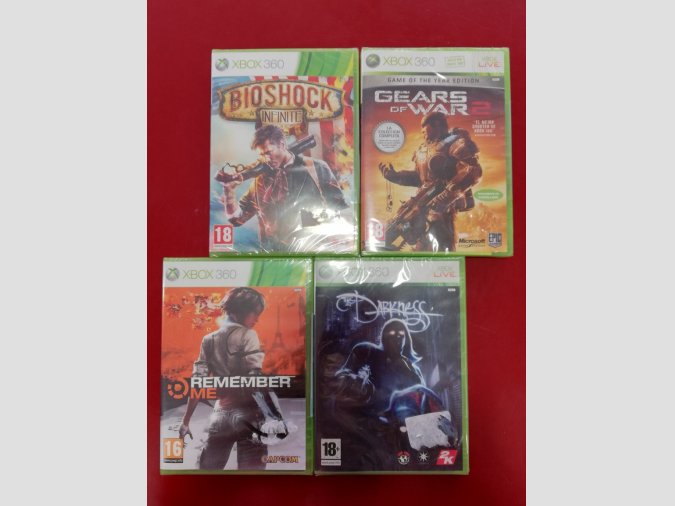 PACK 4 JUEGOS PARA XBOX 360 PRECINTADOS