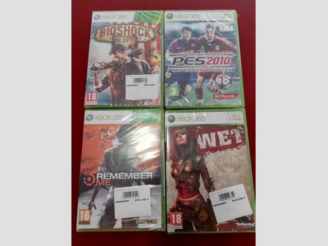 PACK 4 JUEGOS XBOX 360 PRECINTADOS