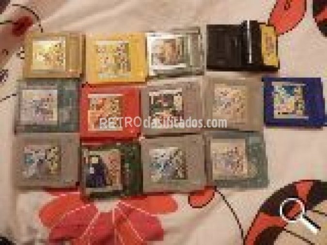 2 GAME BOY + LOTE 13 JUEGOS