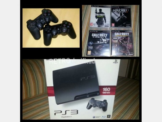 PS3 + 2 mandos + 4 juegos + DLC’s