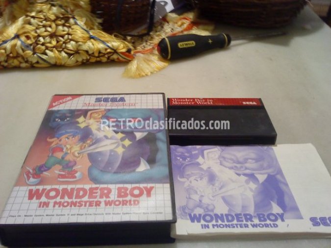 WONDERBOY IN MONSTER WORLD MASTER SYSTEM VENDIDO