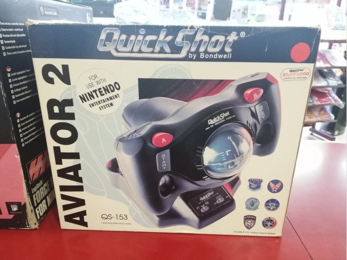 MANDO/JOYSTICK PARA NINTENDO QUICK SHOT AVIATOR 2