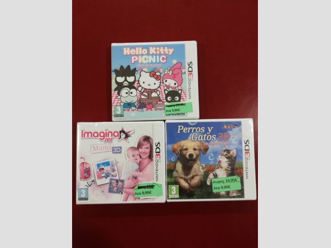 PACK 3 JUEGOS NINTENDO 3DS PRECINTADOS