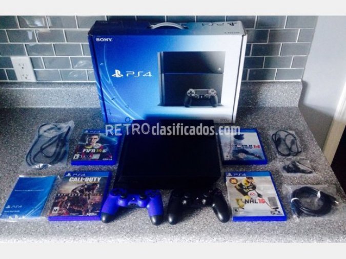 Sony PS4 console con 4 más Juegos €130