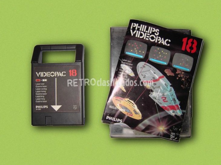 PHILIPS VIDEOPAC 18 LASER WAR