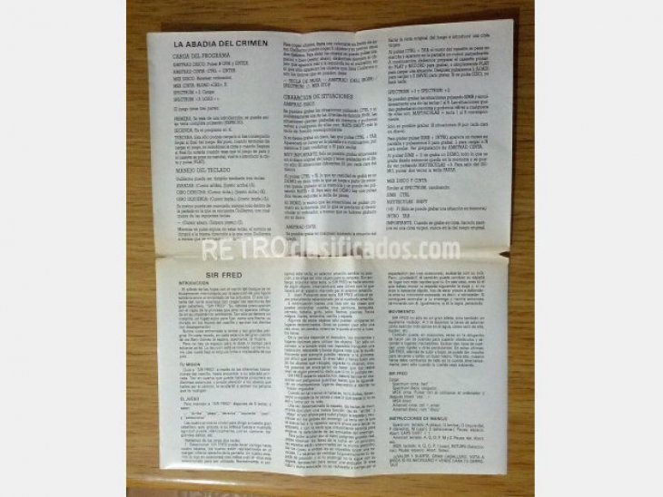 La Abadía del Crimen y Sir Fred MSX 5