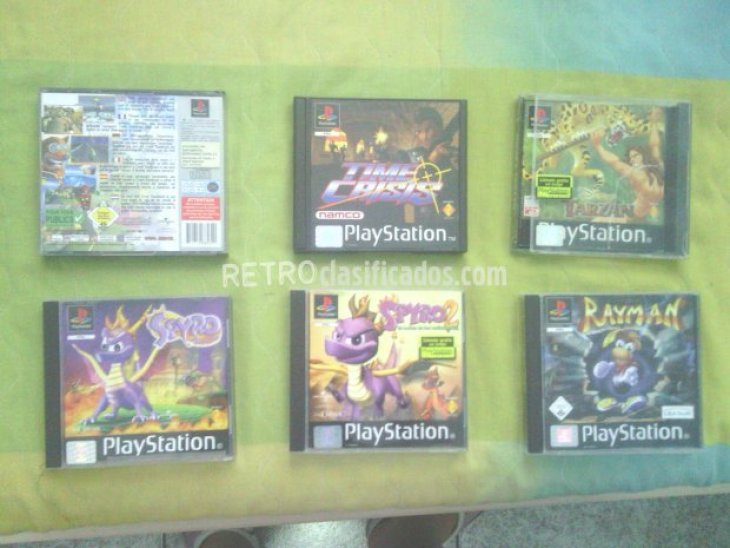 Vendo juegos PSX (Spyro, Rayman....) 1