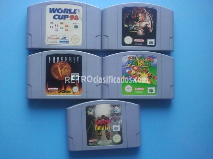 Pack nintedo 64, accesorios y juegos 2