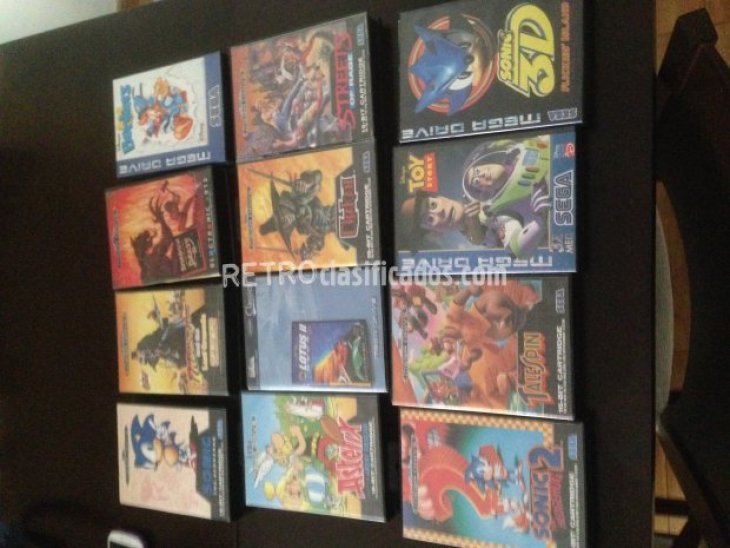 vendo colecciion de mega drive 1