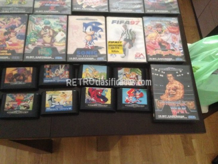 vendo colecciion de mega drive 3