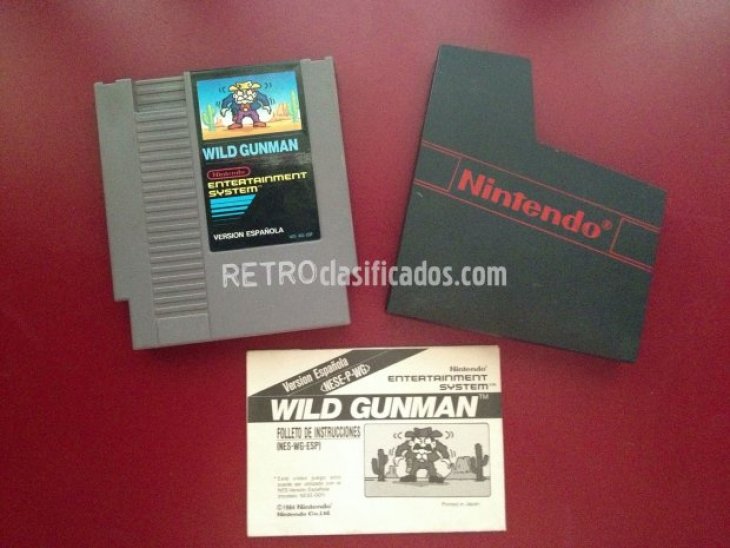 NES Nintendo Wild Gunman Español