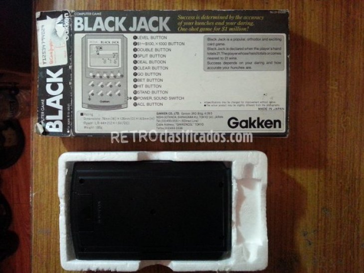 gakken black jack tipo gama and  wach 3