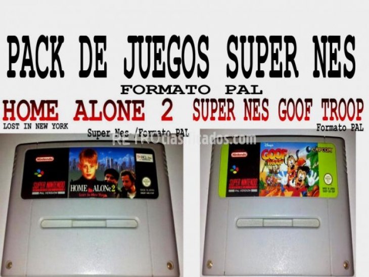 Pack Juegos  SUPER NES PAL 2