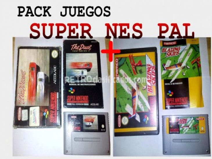 Pack Juegos  SUPER NES PAL 5