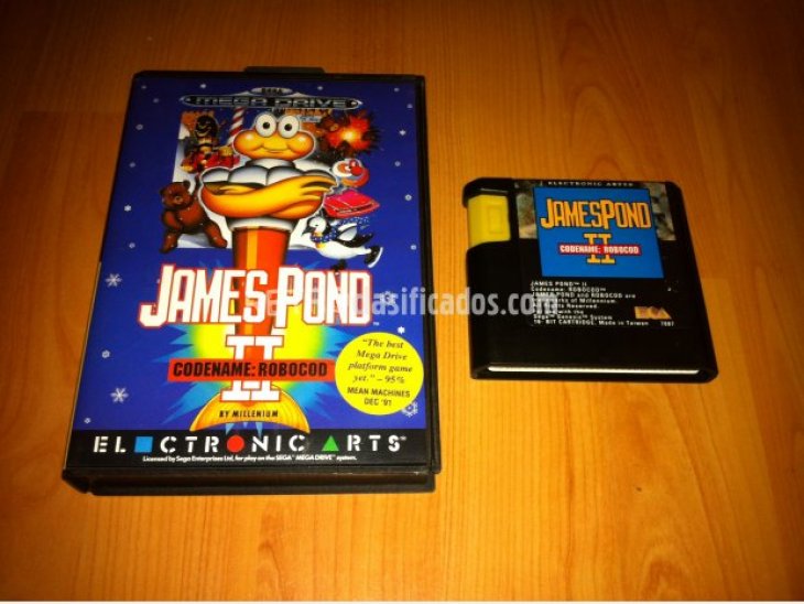 James Pond II juego Megadrive