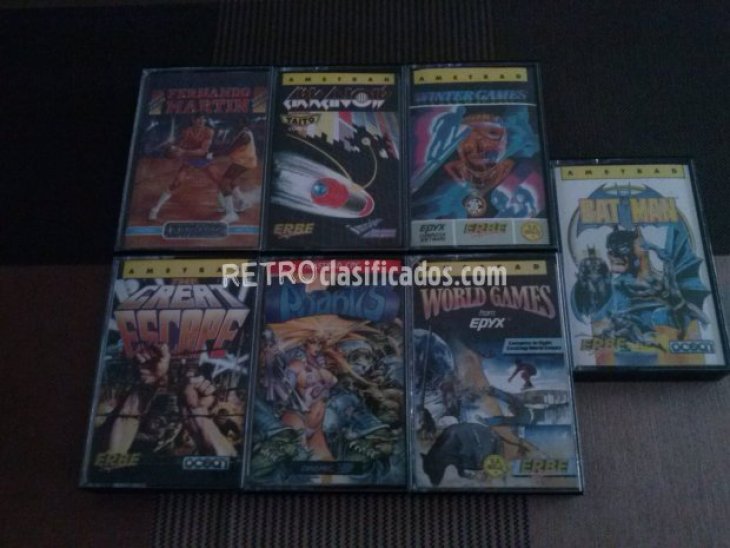 PAK DE JUEGOS AMSTRAD CINTA