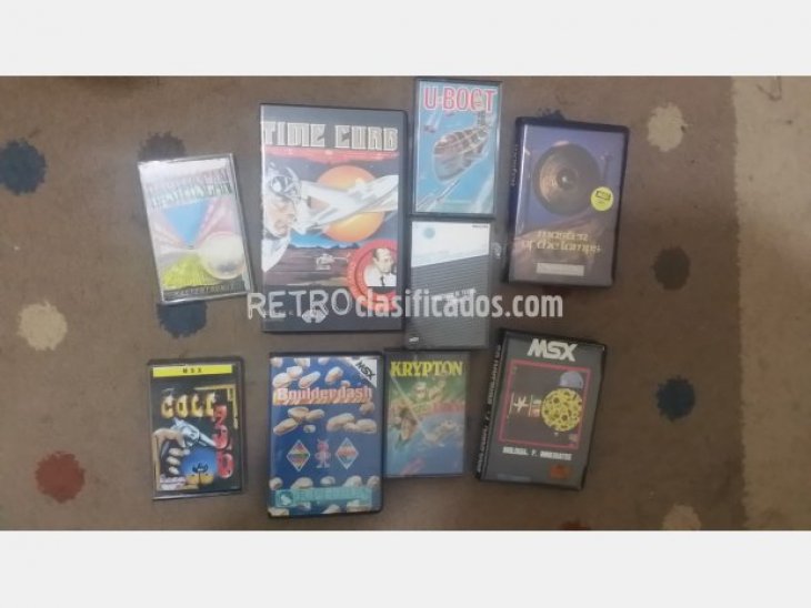 Vendo Pack juegos MSX