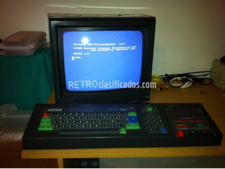 Amstrad CPC 464 con monitor color CTM644 1