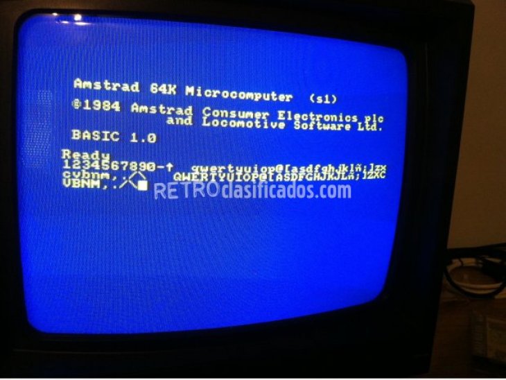 Amstrad CPC 464 con monitor color CTM644 7