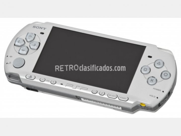 Psp Slim plateada con firmware