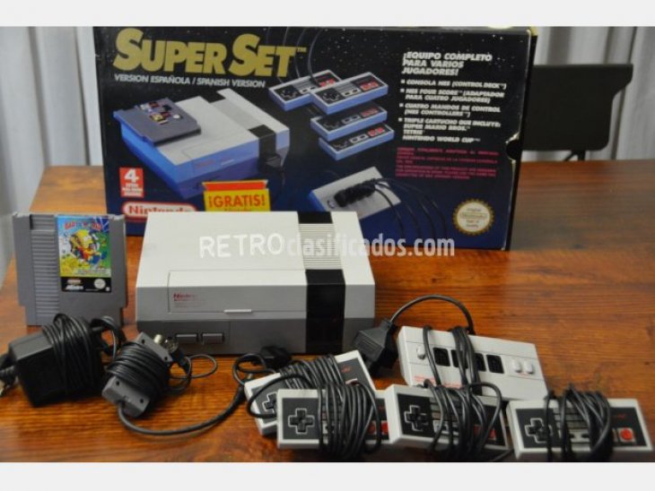 Nintendo Nes - Edición 4 mandos (versión 1