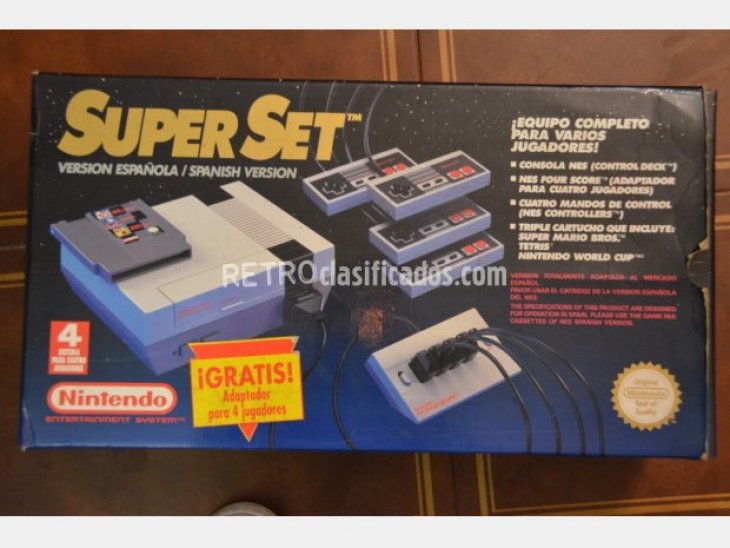 Nintendo Nes - Edición 4 mandos (versión 2