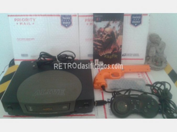 3DO Goldstar edición ALIVE+Pistola+Juego