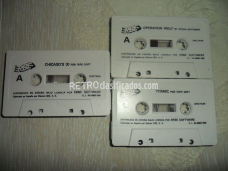 21 CINTAS  ORIGINALES SPECTRUM 5