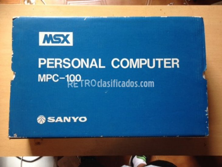 Ordenador MSX Sanyo MPC-100 completo 2