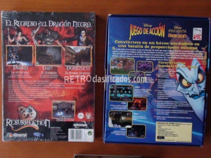 Lote 3 juegos para PC en caja de cartón 2