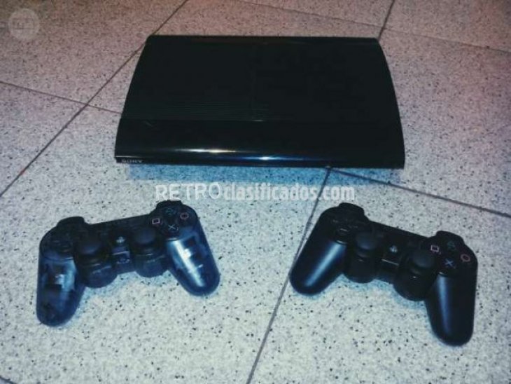 PLAY STATION 3SLIM 500GB + 2 MANDOS SONY 1