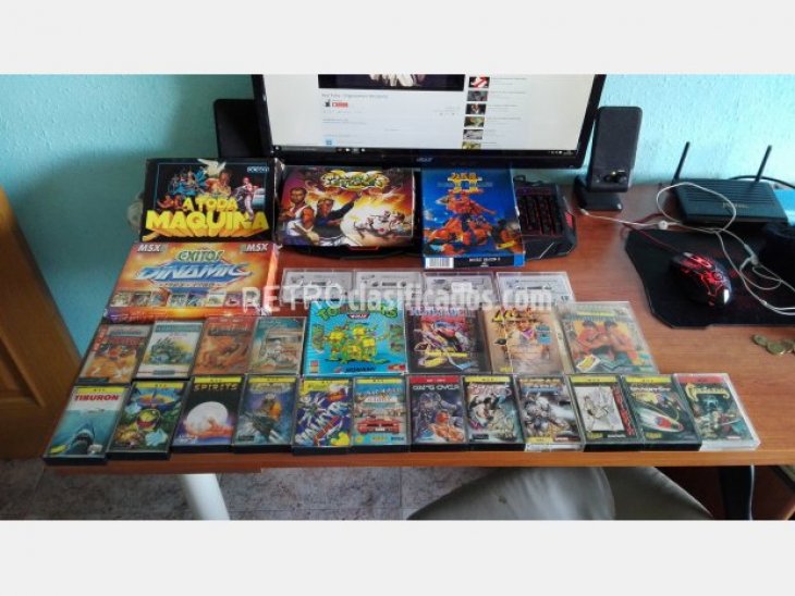 Vendo lote de juegos msx