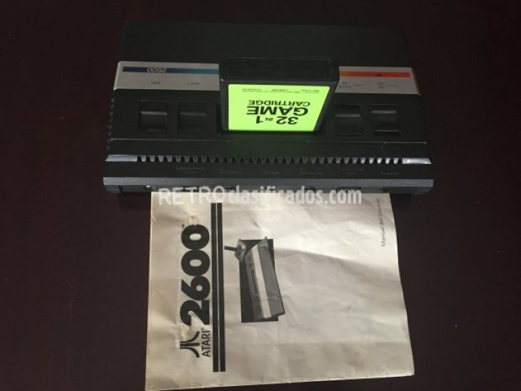 ATARI 2600 Jr ORIGINAL,3 MANDOS Y JUEGO 1