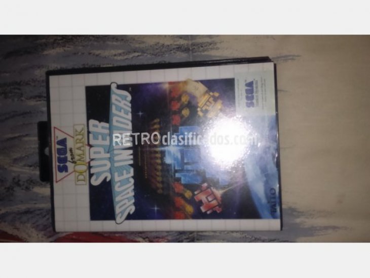 SUPER SPACE INVADERS MASTER SYSTEM VENDIDO 2