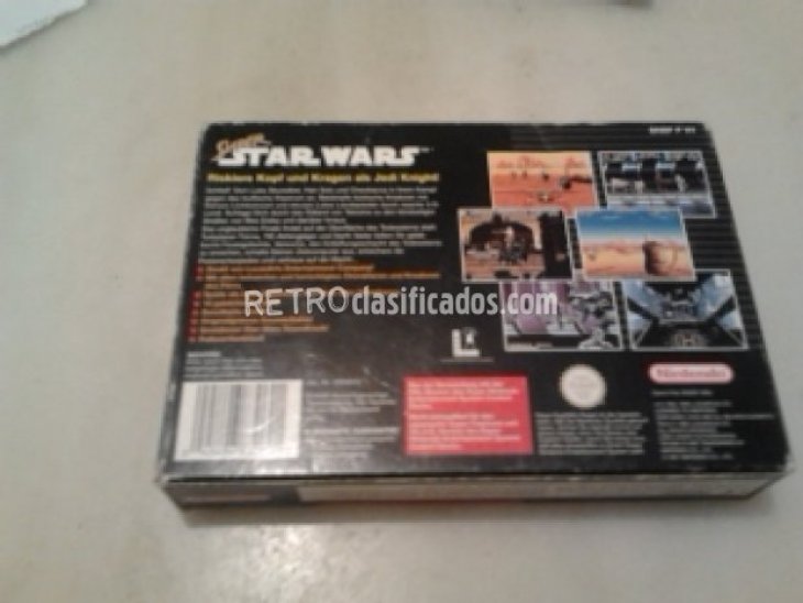 STAR WARS SUPERNINTENDO SNES COMPLETO VENDIDO 3