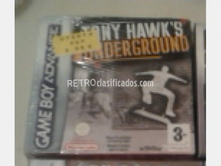 TONY HAWKS UNDERGROUND GBA NUEVO